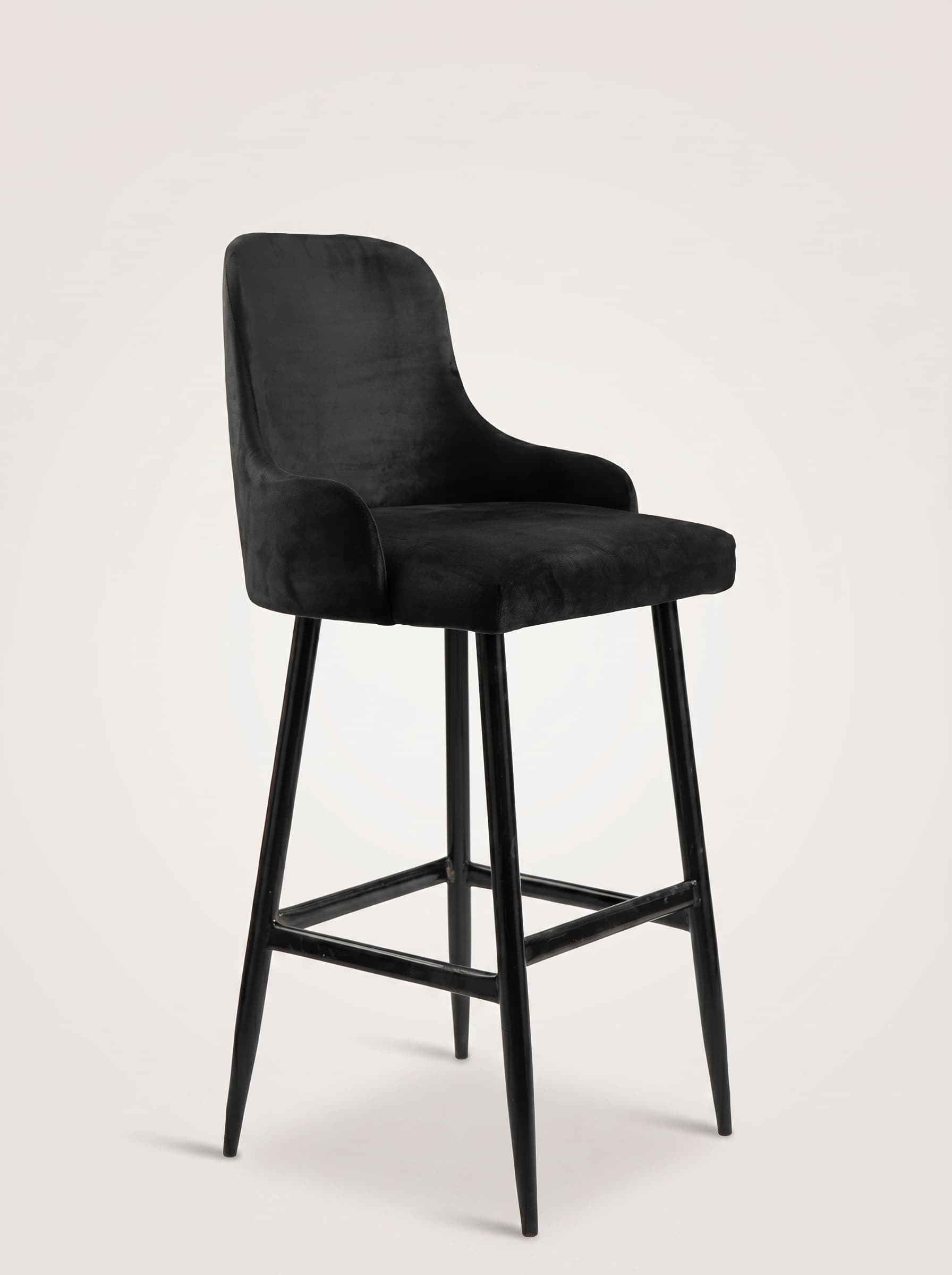 Black Velvet Bar Stool