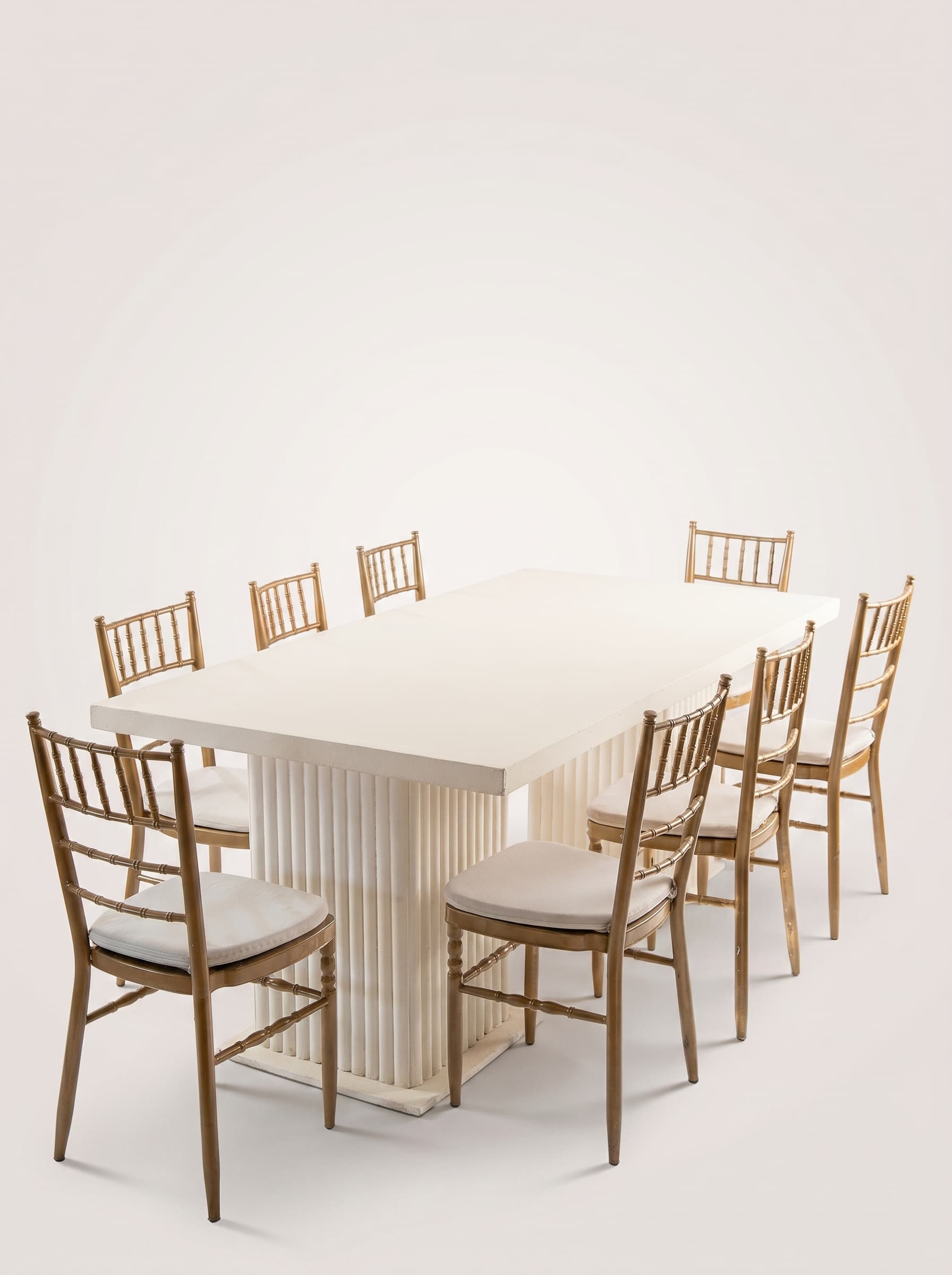 Cream & Gold Chiavari Banquet