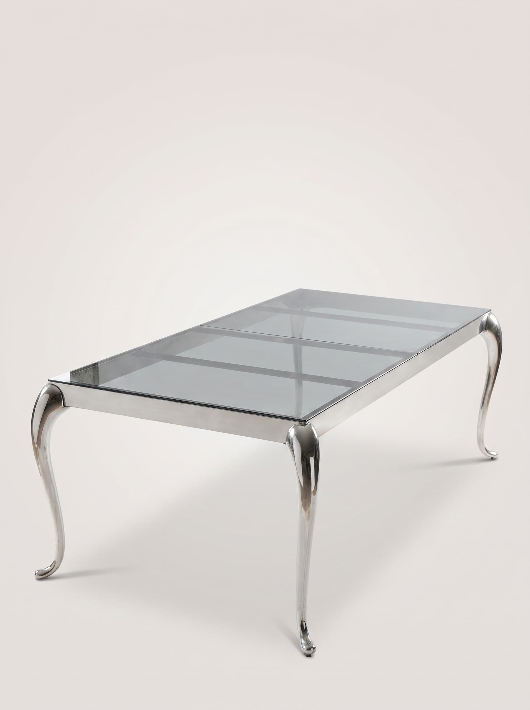 Chrome & Glass Table
